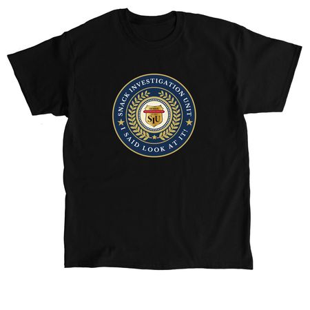 OFFICIAL SIU BADGE MERCH&nbsp;, a Black Classic Unisex Tee
