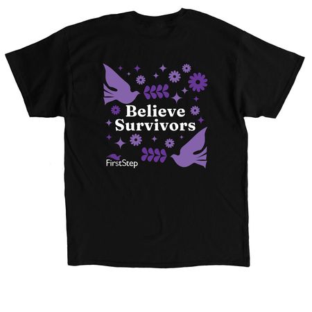 Believe Survivors, a Black Classic Unisex Tee
