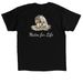 Mates for Life shirts, a Black Classic Unisex Tee (back-view)