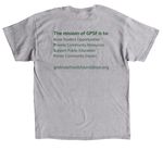Full Color Front & Back, a Sport Grey Classic Unisex Tee (back-view)