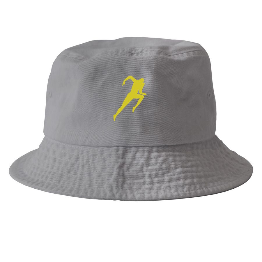 Bolt of Lightning Hats, a Grey Printed Bucket Hat