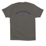 Help Bridge the Gap in Middletown, a Asphalt Premium Cotton Tee (back-view)