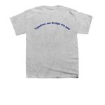 Help Bridge the Gap in Middletown, a Sport Grey Youth Unisex Tee (back-view)