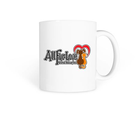 All Fur Love, a White Coffee Mug