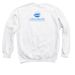 Three Best Friends, a White Crewneck Sweatshirt (back-view)