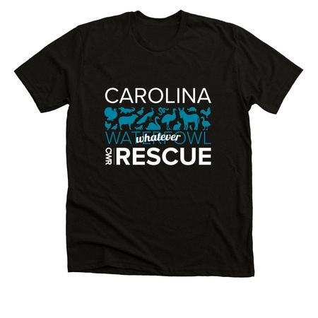 Carolina Whatever Rescue&nbsp;, a Solid Black Blend Premium Unisex Tee