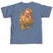 Marigold Cancer Fight, a Blue Jean Comfort Colors Unisex Tee (back-view)