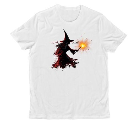 250 American Years!, a Bright White Allmade Organic Cotton Unisex Tee