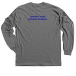 Schmitt Designs, a Charcoal Classic Long Sleeve Tee (back-view)