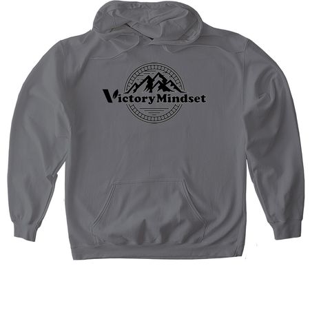 VM Mountain View, a Charcoal Gildan Softstyle Pullover Hoodie