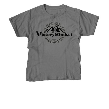 VM Mountain View, a Charcoal Youth Unisex Tee