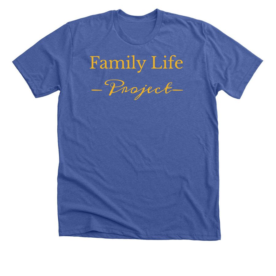 Family of project, a Solid True Royal Premium Unisex Tee