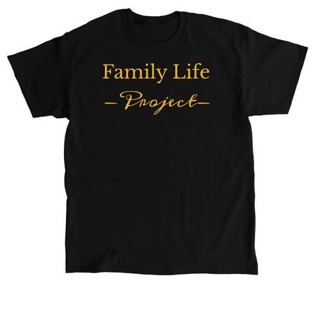 Family of project, a Black Classic Unisex Tee