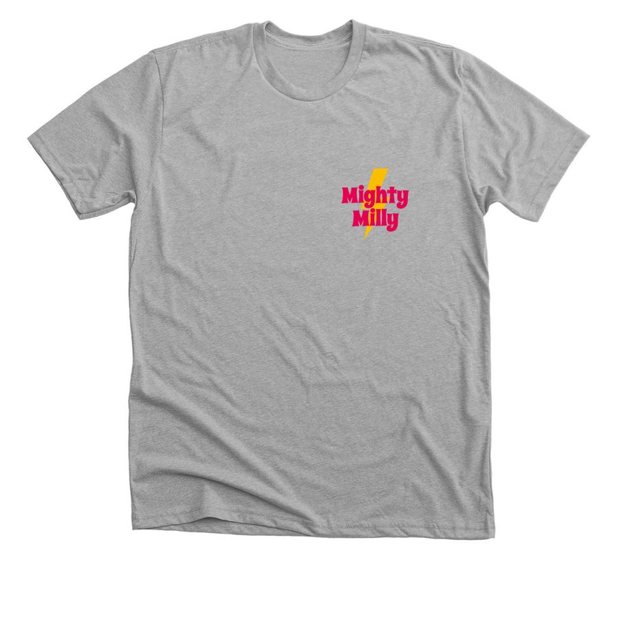 Mighty Milly, a Athletic Heather Premium Unisex Tee