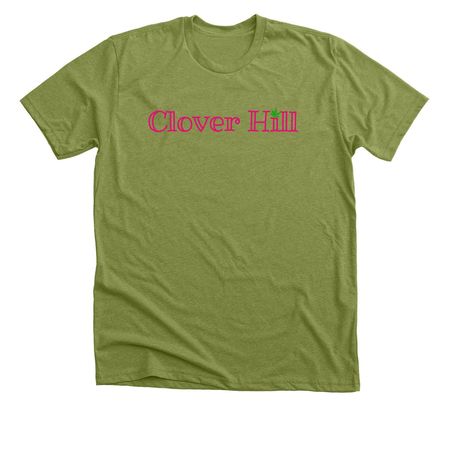 Clover Hill&nbsp;, a Heather Green Premium Unisex Tee