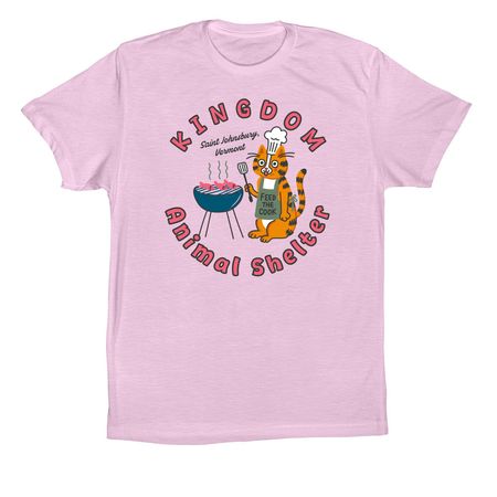 Kingdom Animal Shelter, a Lilac Premium Cotton Tee