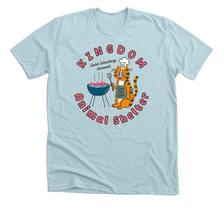 Kingdom Animal Shelter, a Heather Ice Blue Premium Unisex Tee