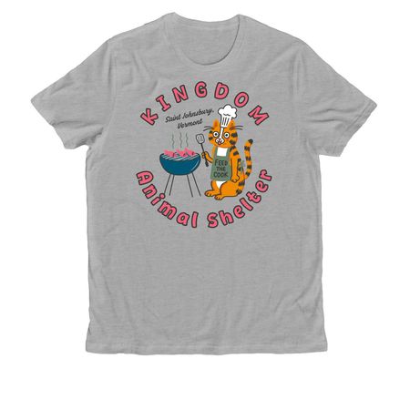 Kingdom Animal Shelter, a Granite Grey Heather Allmade Organic Cotton Unisex Tee