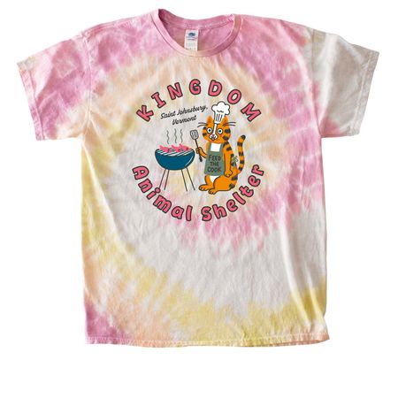 Kingdom Animal Shelter, a Desert Rose Classic Tie Dye Tee