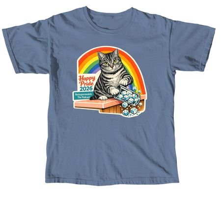 Iris Pride, a Blue Jean Comfort Colors Unisex Tee