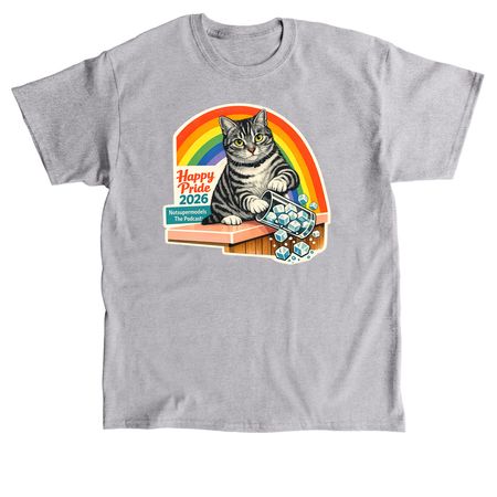 Iris Pride, a Sport Grey Classic Unisex Tee