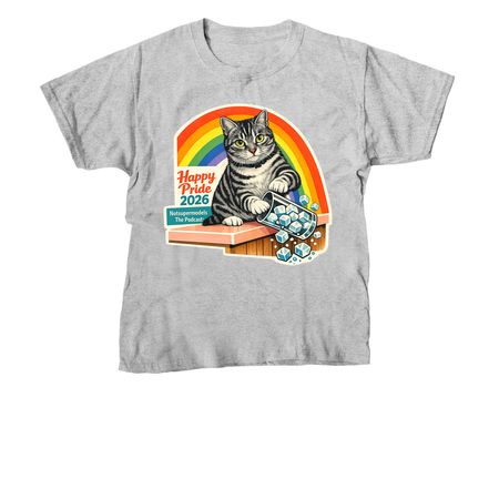 Iris Pride, a Sport Grey Youth Unisex Tee