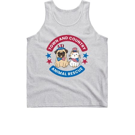 Fourth of July, a Sport Grey Classic Unisex Tank Top