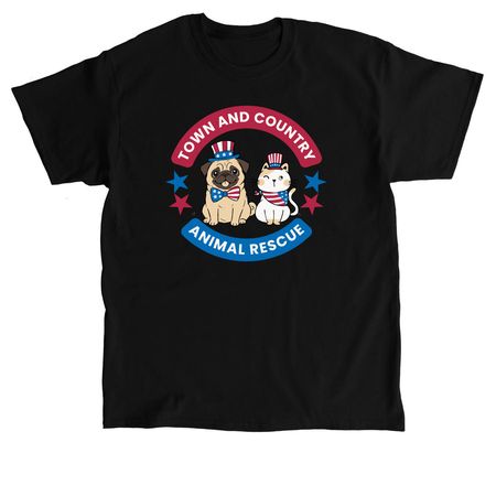 Fourth of July, a Black Classic Unisex Tee