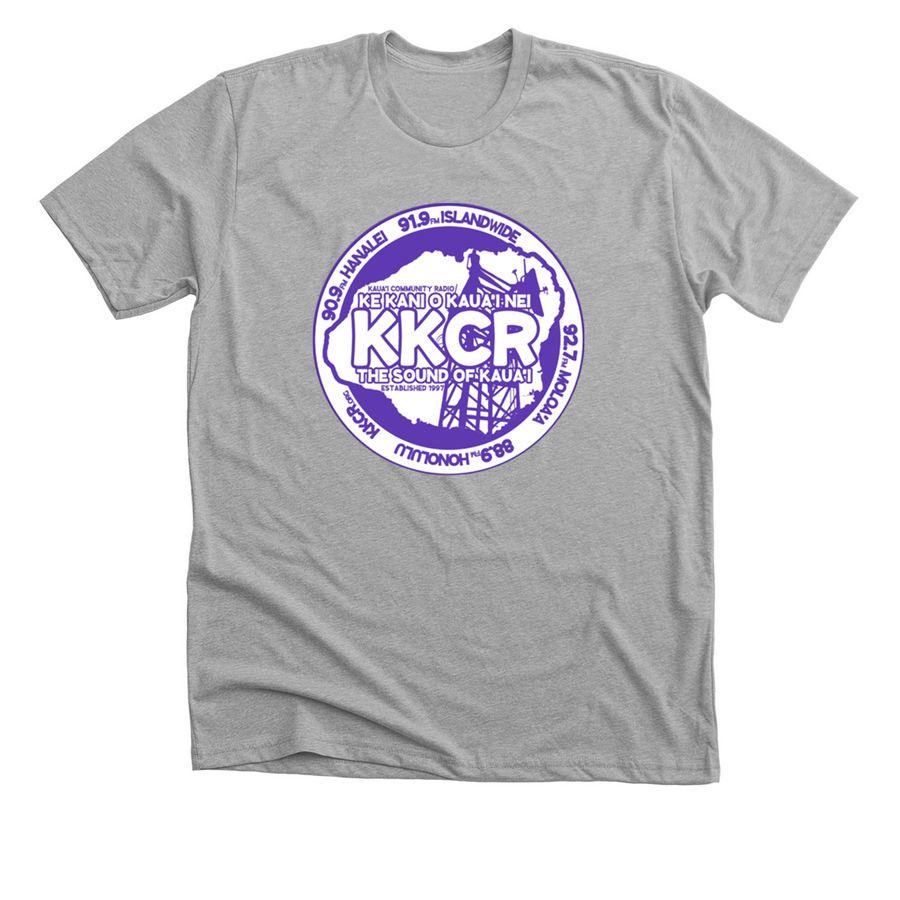 Power the Tower, a Athletic Heather Premium Unisex Tee