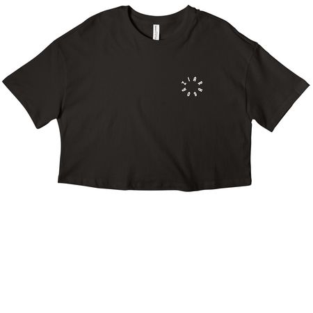 Give 'Em Hell, a Black Women?s Cropped Cotton Tee