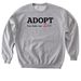 Adopt Sweatshirt, a Sport Grey Softstyle Crewneck Sweatshirt