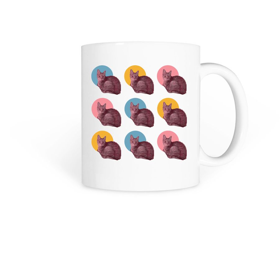 Princess Pizza Pizza Pizza Mug, a White Coffee Mug