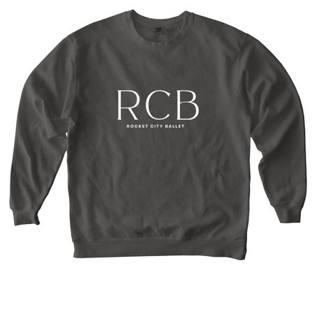 White Rectangle, a Pepper Comfort Colors Crewneck Sweatshirt