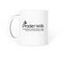 PWS is rare HOPE is not! Mugs, a White Coffee Mug (back-view)