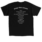 tangerine kings., a Black Classic Unisex Tee (back-view)