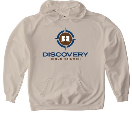 Outreach Hoodie - Color Logo, a Sand Gildan Softstyle Pullover Hoodie