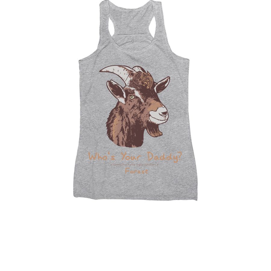 Who's Your Daddy?, a Athletic Heather Women's Racerback
