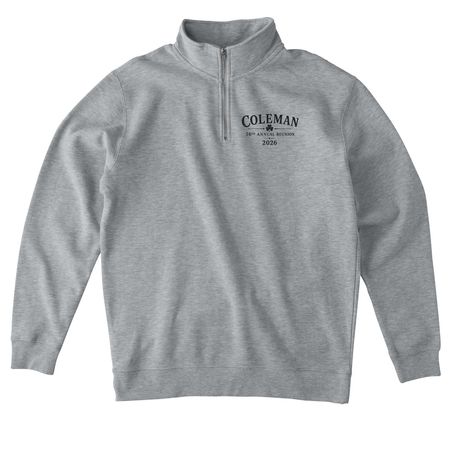 56th Annual Reunion - more styles, a Grey Heather Midweight Quarter Zip Pullover