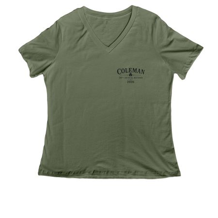 56th Annual Reunion - more styles, a Military Green Women's Relaxed V-Neck Tee