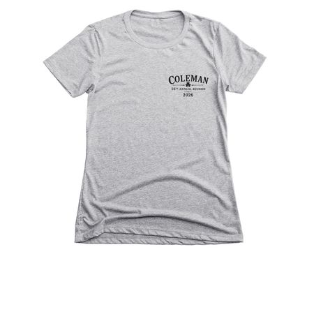 56th Annual Reunion - more styles, a Dark Heather Grey Women's Slim Fit Tee