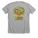 Premium Unisex Tee, a Athletic Heather Premium Unisex Tee (back-view)