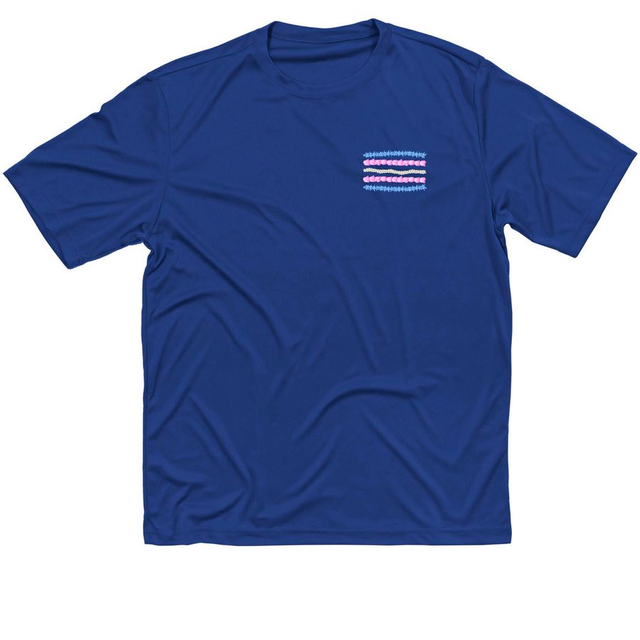 2026 Pride Lei Activewear Shirt, a True Royal Classic Performance Tee