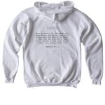 Revival, a White Softstyle Youth Pullover Hoodie (back-view)