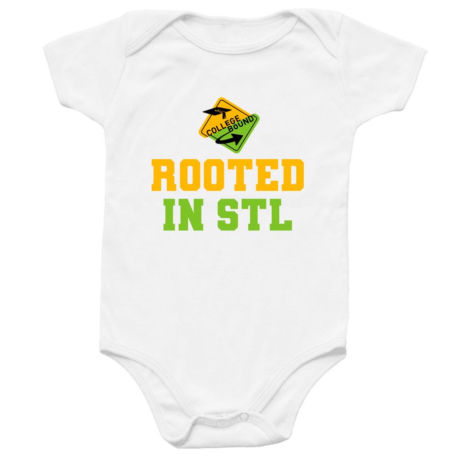 College Bound Onesie, a White Infant Onesie