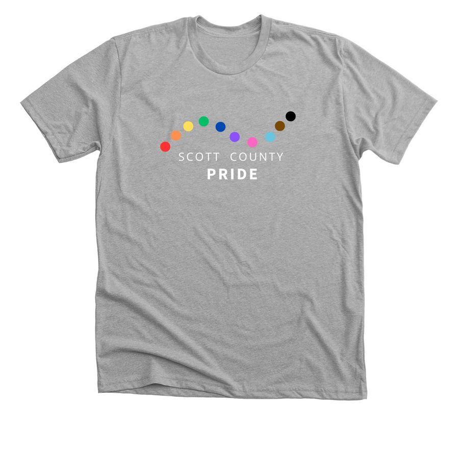 Scott County Pride Swag, a Athletic Heather Premium Unisex Tee