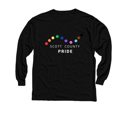 Scott County Pride Swag, a Black Youth Long Sleeve Tee