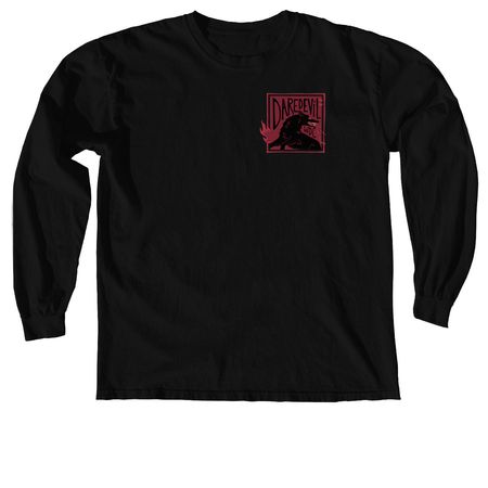 Daredevil WDC "FLUIDITY" - Kim Colorway, a Black Comfort Colors Long Sleeve Tee