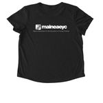 Spring Swag Fundraiser, a Space Black Allmade Eco Triblend Women?s Scoop Neck Tee (back-view)