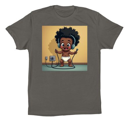 0sounz, a Asphalt Premium Cotton Tee