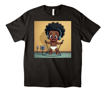 0sounz, a Black Unisex Heavyweight Tee